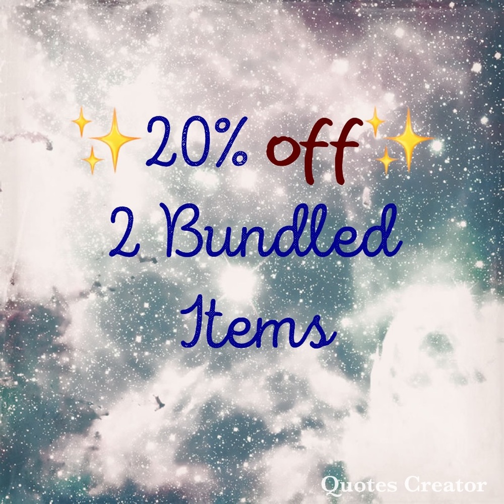 🌈Bundle Any 2 Items & Save✨
